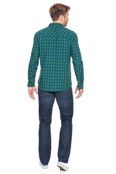 WRANGLER L/S HERITAGE WESTERN POSY GREEN W57795ENW