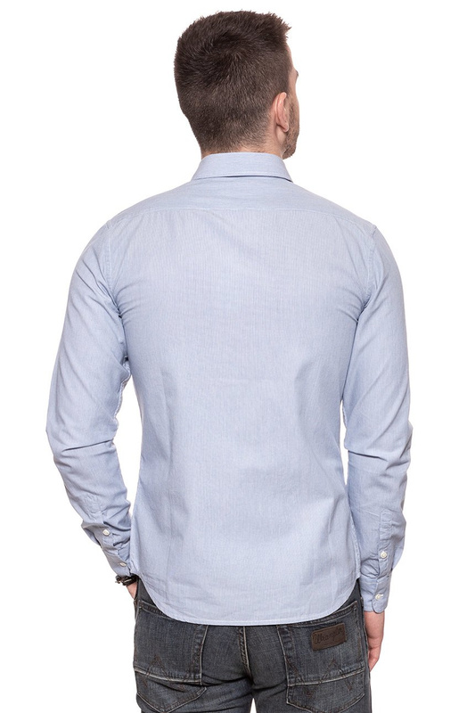 KOSZULA WRANGLER LS 1PKT BUTTON DOWN CHAMBRAY BLUE W58833NUV 112129606