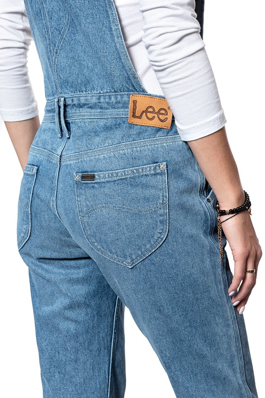 LEE RELAXED WORKER BIB LIGHT STONE L39KGAQA 112108402