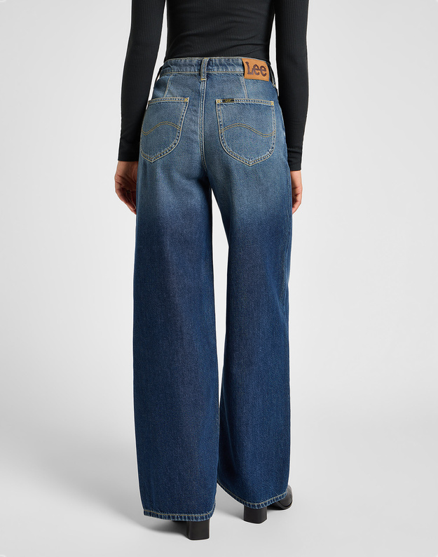 LEE DAMSKIE SPODNIE JEANSOWE DZWONY STELLA A LINE SHARED INTEREST 112355241 L31S016276