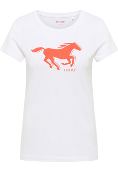 Damski T-Shirt Mustang Style Loa General White 1016508 2045