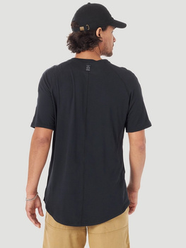WRANGLER ATG SS PERFORMANCE TEE MĘSKI T-SHIRT KOSZULKA LOGO JET BLACK WA7BDUX6B 112132597