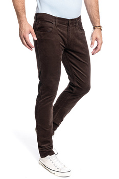 SPODNIE MĘSKIE LEE LUKE WINTER BROWN L719RL52 112119345