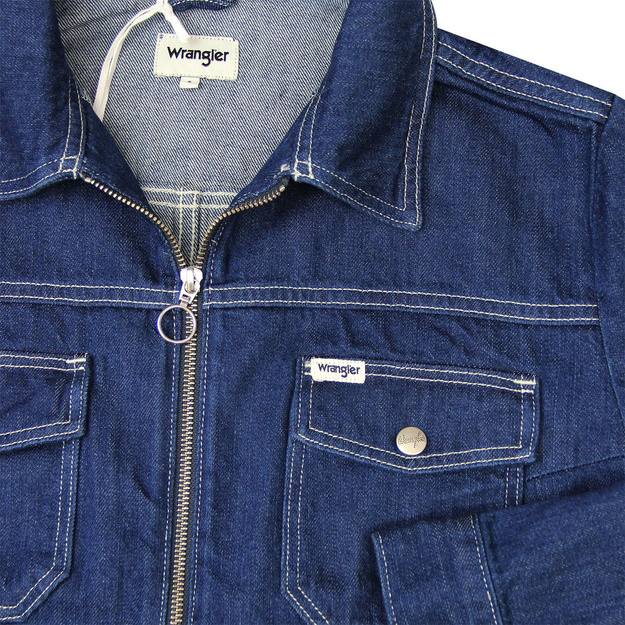 WRANGLER CARPENTER JACKET DAMSKA KURTKA JEANSOWA WORKWEAR BLUE W420FH20X 112128801
