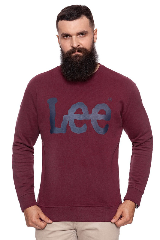 LEE LOGO SWEATSHIRT TAWNY PORT L82UUBDE 112145610