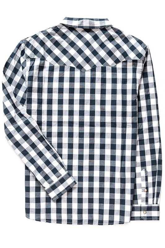 WRANGLER WESTERN SHIRT NAVY W59734M35 112129830