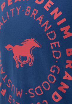 T-SHIRT MĘSKI MUSTANG ALEX C PRINT ESTATE BLUE 1009930 5335