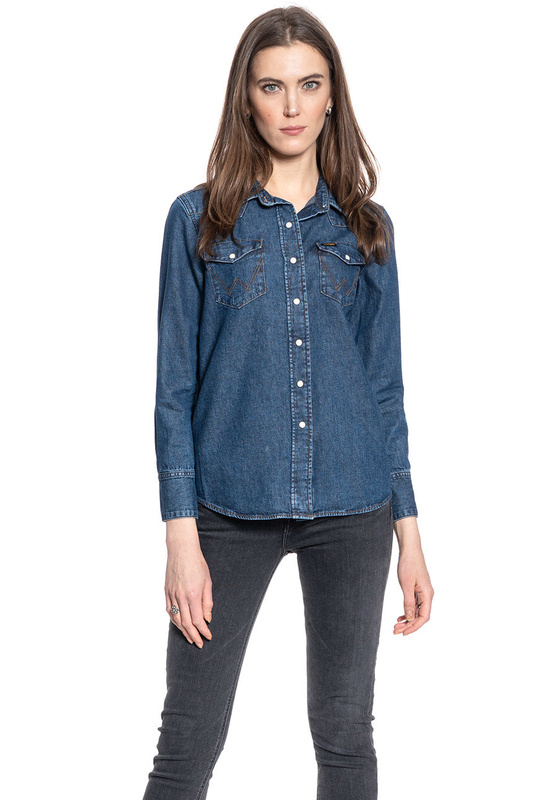 DAMSKA KOSZULA JEANSOWA WRANGLER GOOD TIMES 27WW W5WS1W19W 112130344
