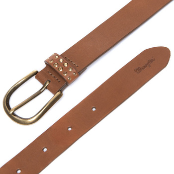 DAMSKI PASEK WRANGLER STUDSY BELT BROWN W0B84US85 112125580