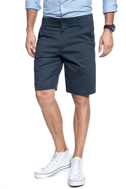 MĘSKIE SZORTY MATERIAŁOWE LEE COMFORT SHORT XM NAVY L71ZPB09 112119601
