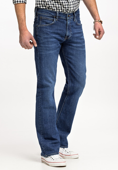 LEE TRENTON MĘSKIE SPODNIE JEANSOWE JEANSY DŻINSY DARK STONE L709KNSI 112324009