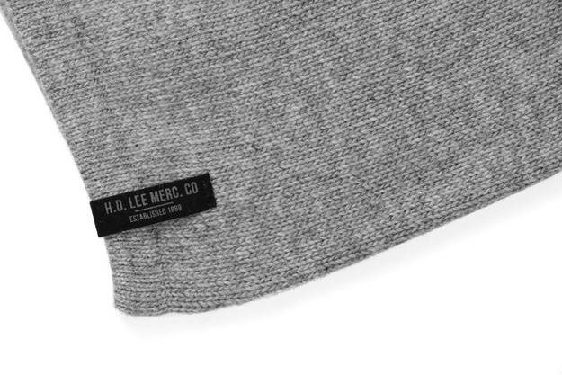 LEE OVERSIZED BEANIE GREY MELE LW104837