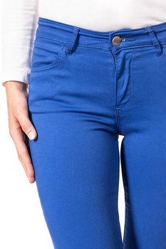 WRANGLER CROP SKINNY SPODNIE DAMSKIE TURKISH SEA W28MHL291 112128460