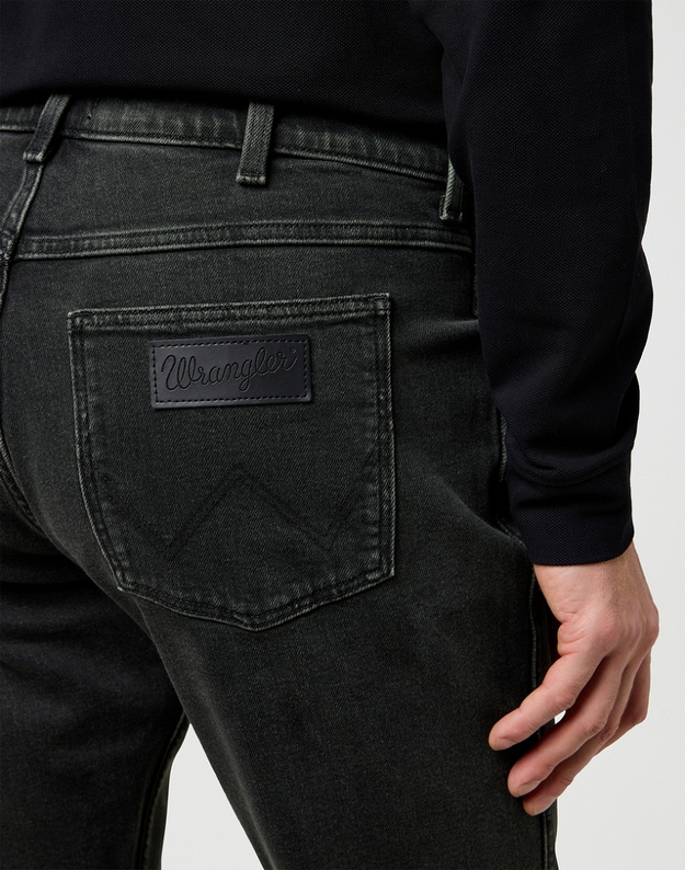 MESKIE SPODNIE JEANSOWE WRANGLER GREENSBORO ASH 112371376