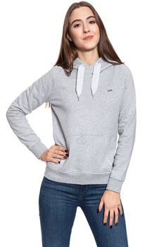 BLUZA LEE DAMSKA HOODY GREY MELE L36ATXMP 112107817