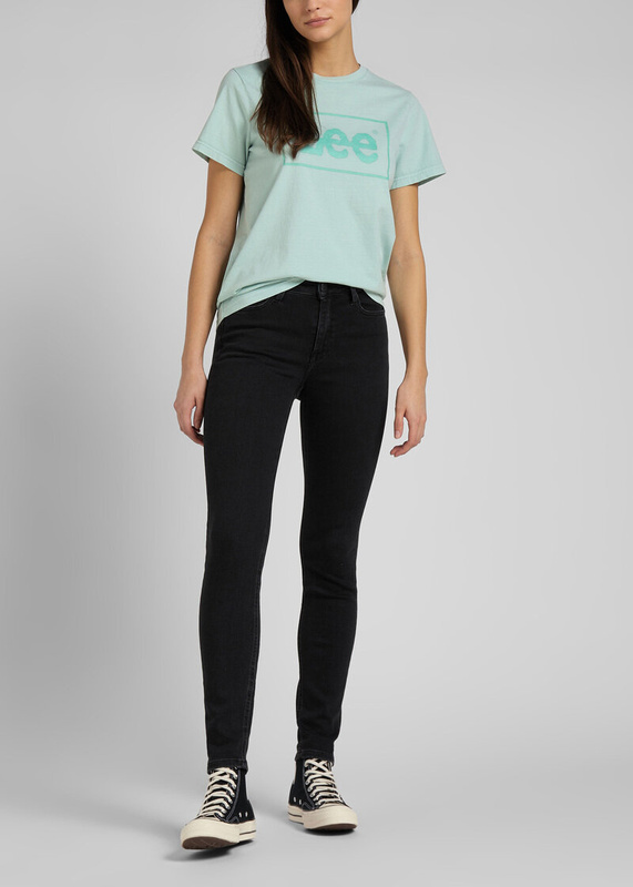 LEE DAMSKIE SPODNIE JEANSOWE LEE FOREVERFIT BLACK AVERY L32SOZVT 112145054