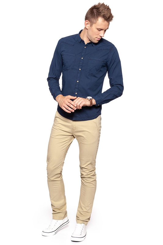 WRANGLER L/S SEASONAL WESTERN MOOD INDIGO W59386S38
