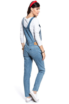 LEE RELAXED WORKER BIB LIGHT STONE L39KGAQA 112108402