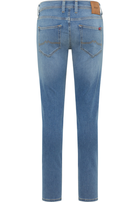 Męskie Spodnie Jeansowe Mustang Style Oregon Slim Denim Blue 1016315 5000 403