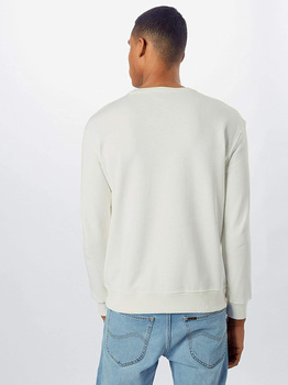 LEE REFINED LOGO CREW SW MĘSKA BLUZA REGULAR FIT ECRU L80OSPNQ 112121471