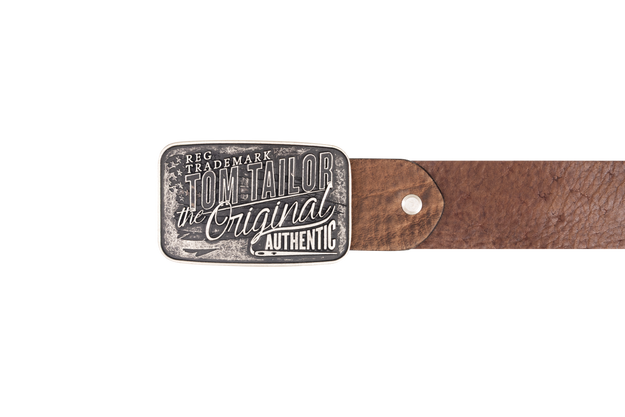 TOM TAILOR PASEK SKÓRZANY SOPO-TT436 40 mm Ledergürtel RO 2081 0690