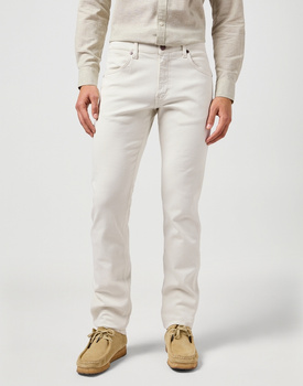 MESKIE SPODNIE MATERIALOWE WRANGLER GREENSBORO VAPOROUS GRAY 112362435