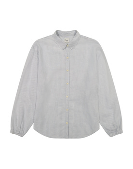 DAMSKA KOSZULA LEE BLOUSE WITH TIE FRONT CONCRETE PINSTRIPE 112363504