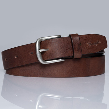 PASEK WRANGLER AUTHENTIC BELT BROWN W0B62U185 112125557