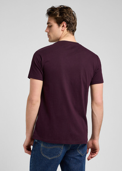 MESKA KOSZULKA LEE ULTIMATE POCKET TEE DEEP WINE 112370495