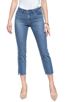 SPODNIE DAMSKIE LEE ELLY CROPPED RAW HEM BODY OPTIX L32RQYYF 112107698