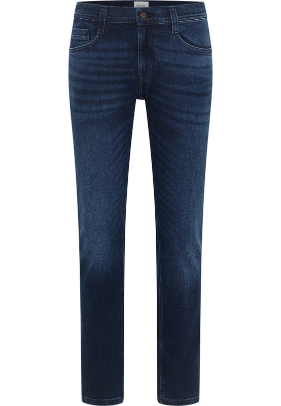 Męskie Spodnie Jeansowe Mustang Style Oregon Slim Denim Blue 1015502 5000 983