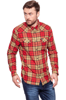 KOSZULA WRANGLER LS WESTERN SHIRT SALSA RED W5969SZWN 112129819