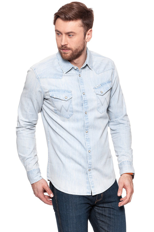 WRANGLER L/S ORIGINAL WESTERN BLEACH W5942MQ9E