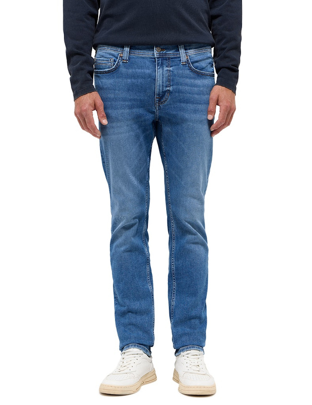 Męskie Spodnie Jeansowe Mustang Style Vegas Slim Denim Blue 1015856 5000 683