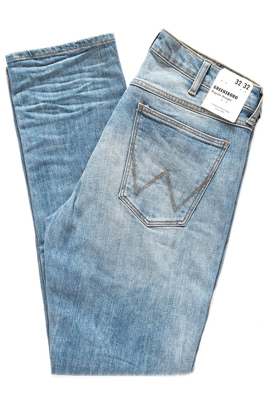 WRANGLER SPODNIE MĘSKIE GREENSBORO GREEN DEVIL W15QTG276 112127086