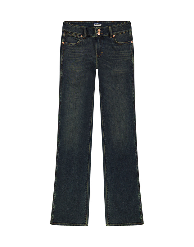 DAMSKIE SPODNIE WRANGLER LOW RISE BOLD BOOT PIONEER TOWN 112371208