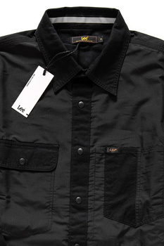 KOSZULA LEE TECHNICAL WHIZZIT SHIRT BLACK L68FUX01 112117107