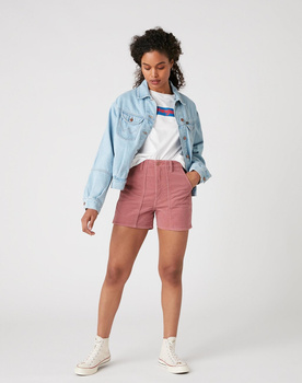 SPODENKI DAMSKIE WRANGLER MOM SHORT DUSTY ROSE W22DZNX97 112127805