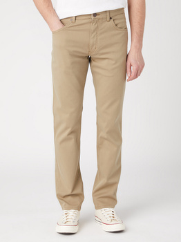 MESKIE SPODNIE WRANGLER GREENSBORO LEAD GREY 112342069