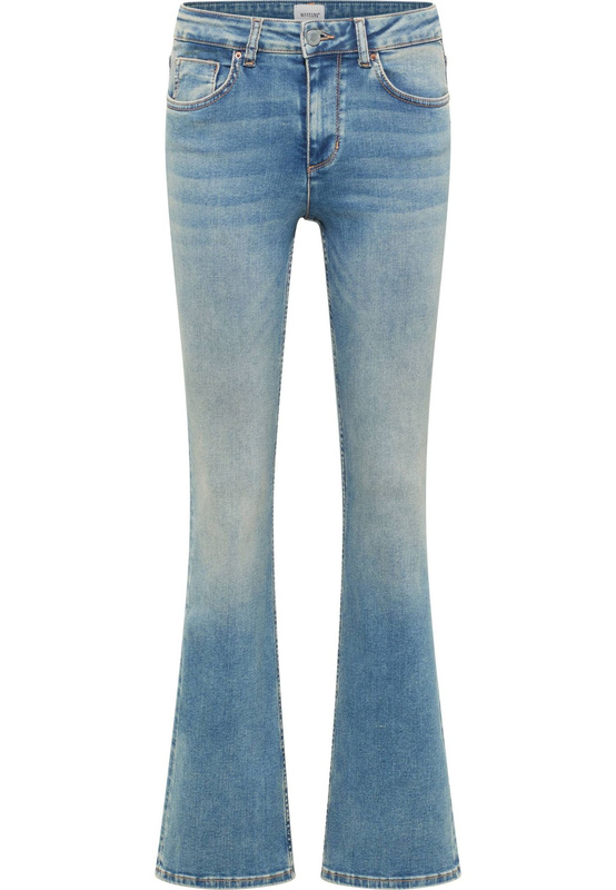 Damskie Spodnie Jeansowe Mustang Style Shelby Slim Boot Denim Blue 1016202 5000 421
