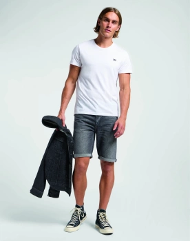 MESKIE SPODENKI LEE 5 POCKET SHORT WASHED OTTO 112363927