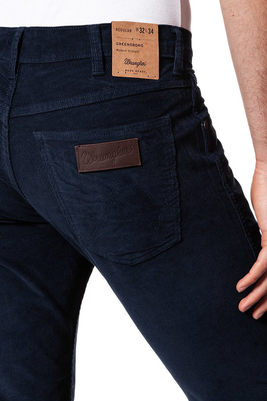 WRANGLER SPODNIE MĘSKIE GREENSBORO NAVY W15QN9114