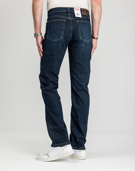 Męskie Spodnie Jeansowe Wrangler Regular Fit Blackened Indigo 112352956