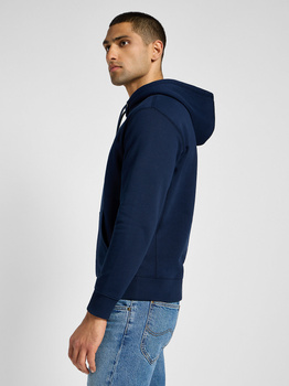 LEE MĘSKA BLUZA Z KAPTUREM LEE SEASONAL HOODIE INKY BLUE 112358048