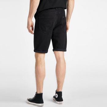 LEE 5PKT SHORT MĘSKIE SZORTY JEANSOWE BLACK RINSE L73EKP47 112120457