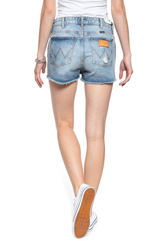 DAMSKIE SPODENKI WRANGLER THE SHORT BLUE HAWAII W27XM492F 112128205