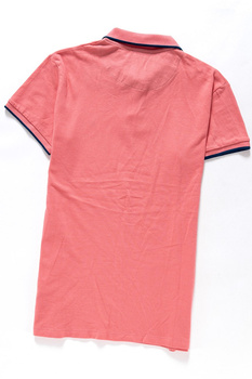 WRANGLER S/S PIQUE POLO TEA ROSE W7862KWPQ