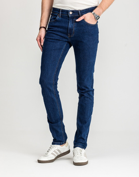 Męskie Spodnie Jeansowe Marcus Sebb 2217 Raw Dark Blue 14-200304