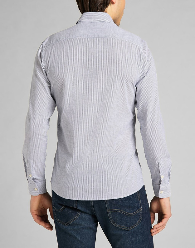 LEE SLIM BUTTON DOWN NAVY L66XMC35 112140597