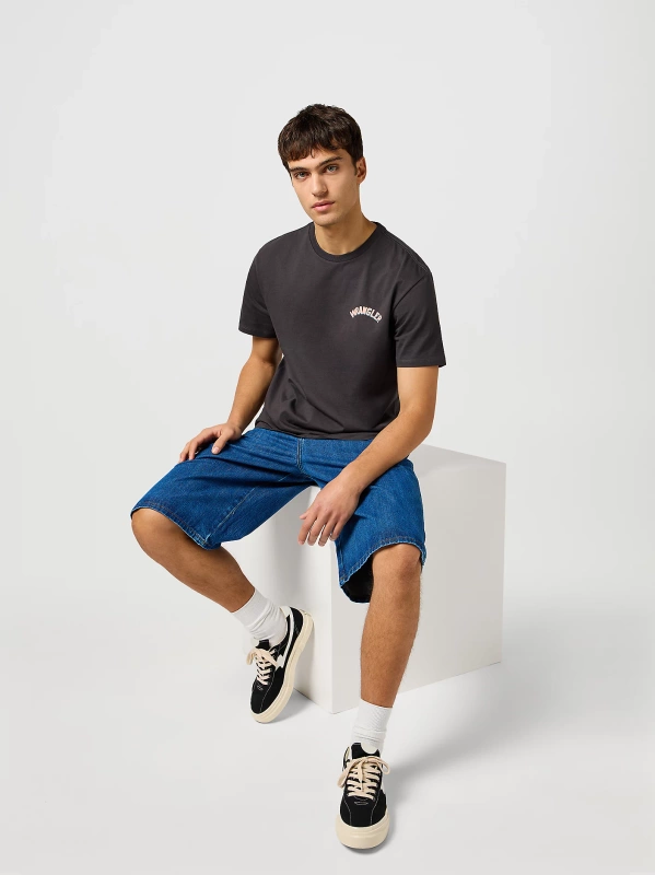 WRANGLER MĘSKIE SPODENKI JEANSOWE JORT SHORTS DARK STONE 112362550